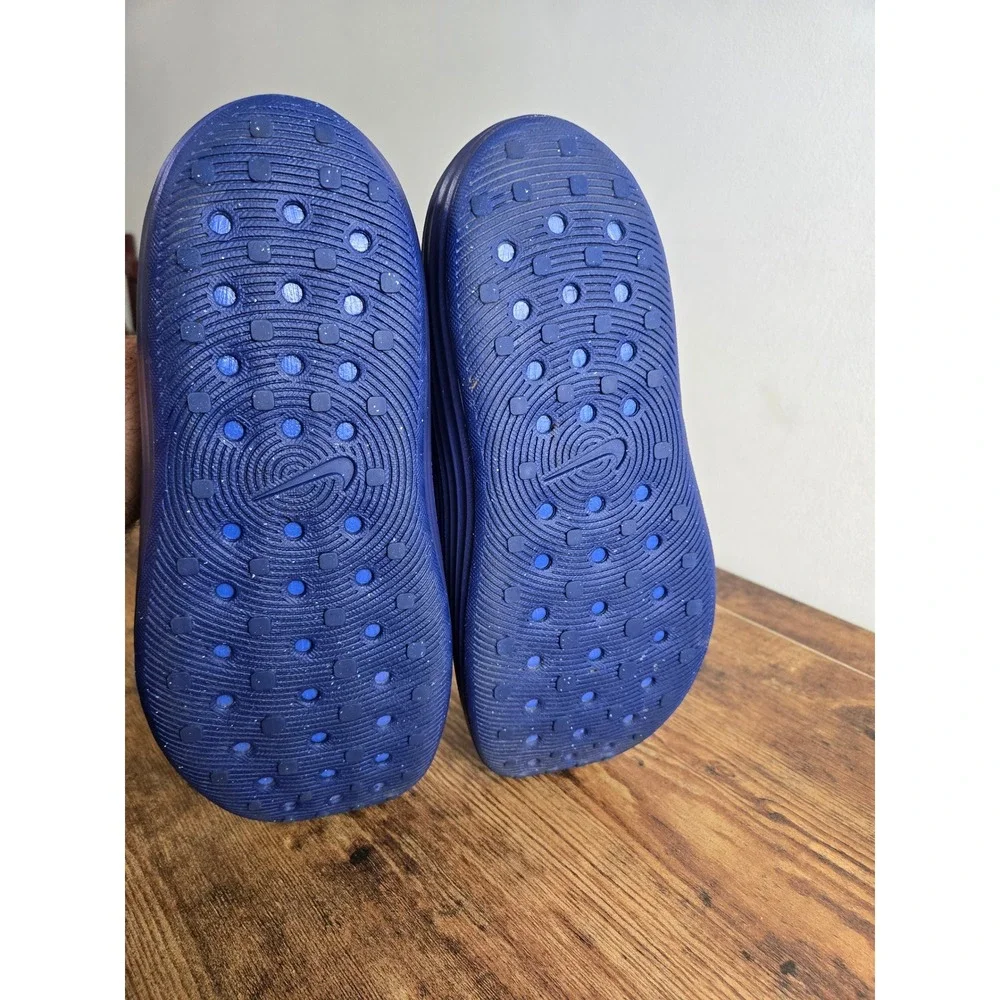 Nike Calm Slide Hyper Royal Blue Mens 9 DX4816-400 ReactX Foam Sandals Slip-On